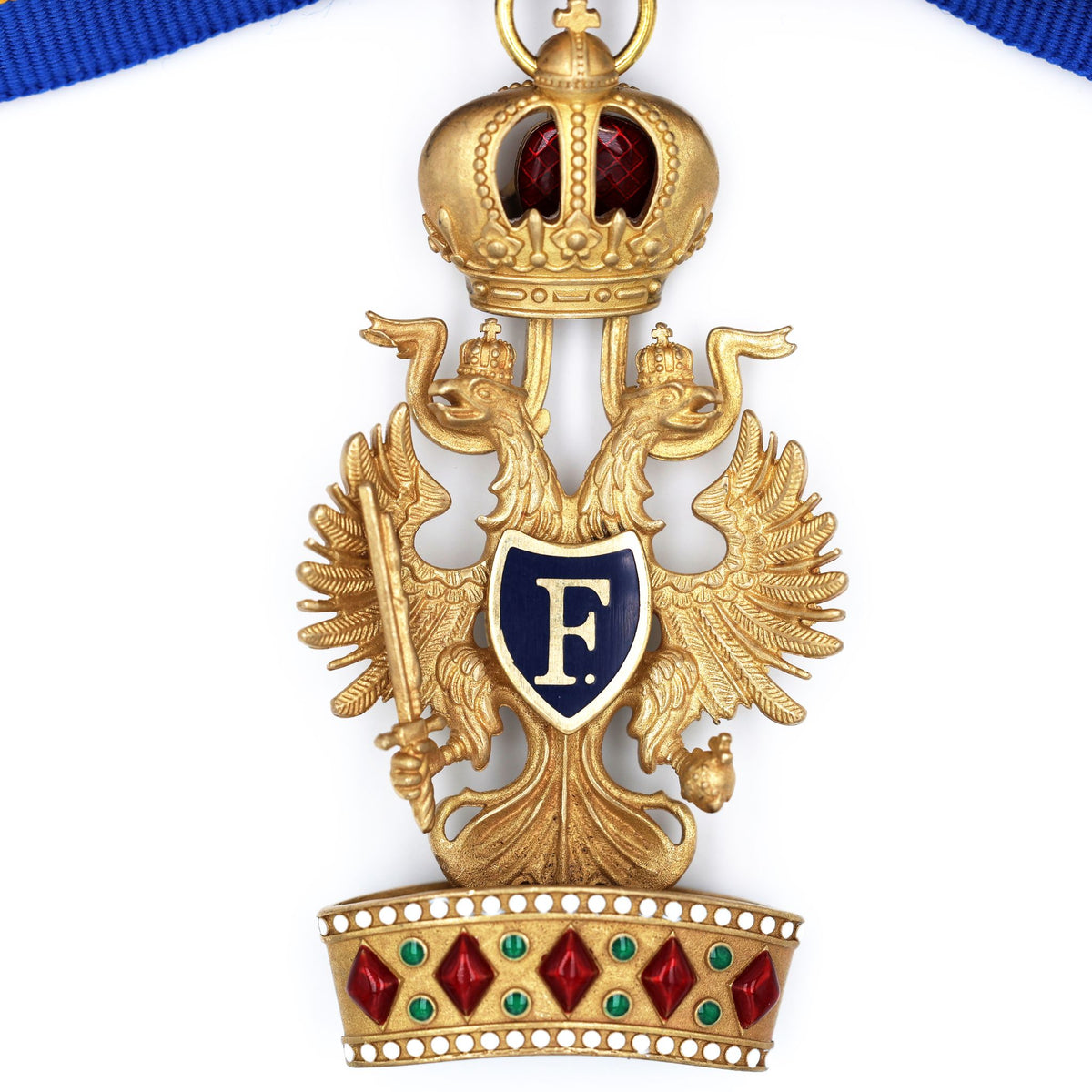 Imperial Austrian Order of the Iron Crown II Class Neck Badge