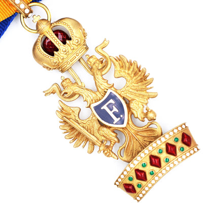 Imperial Austrian Order of the Iron Crown II Class Neck Badge
