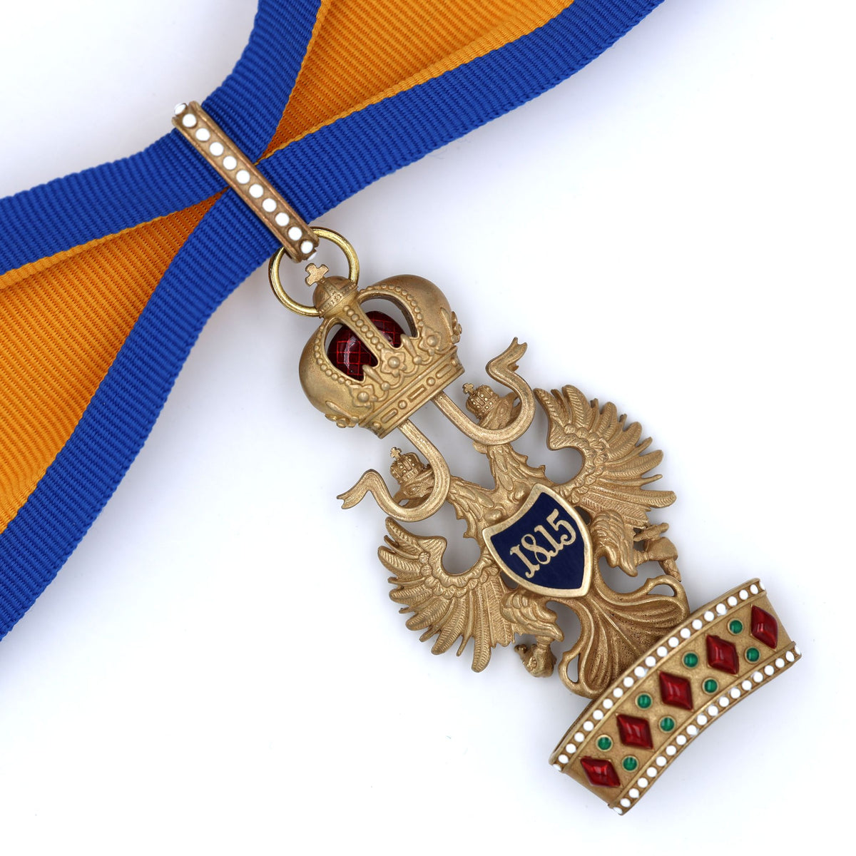 Imperial Austrian Order of the Iron Crown II Class Neck Badge