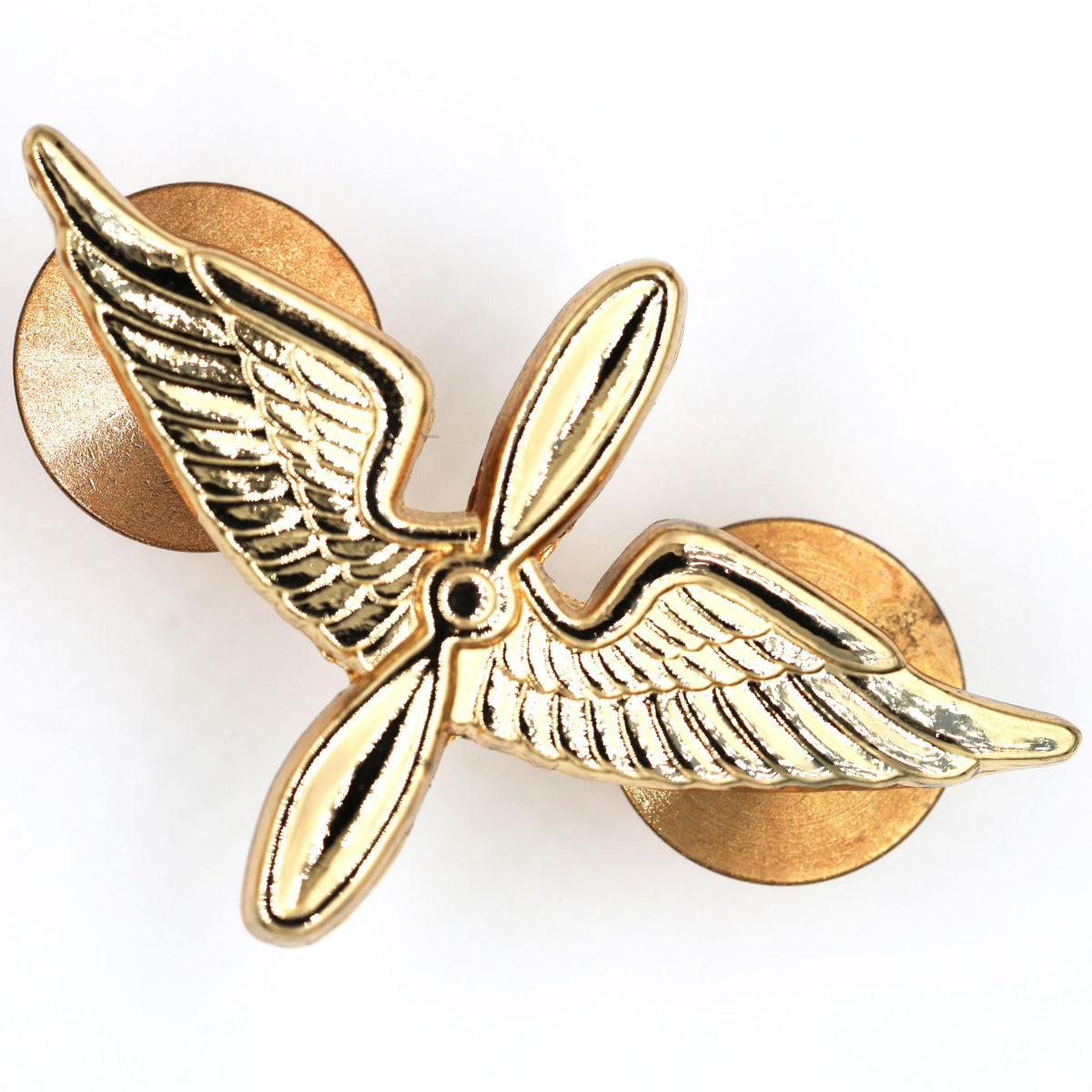 US Army Aviation Officer Collar Insignia – Winged Propeller Pair