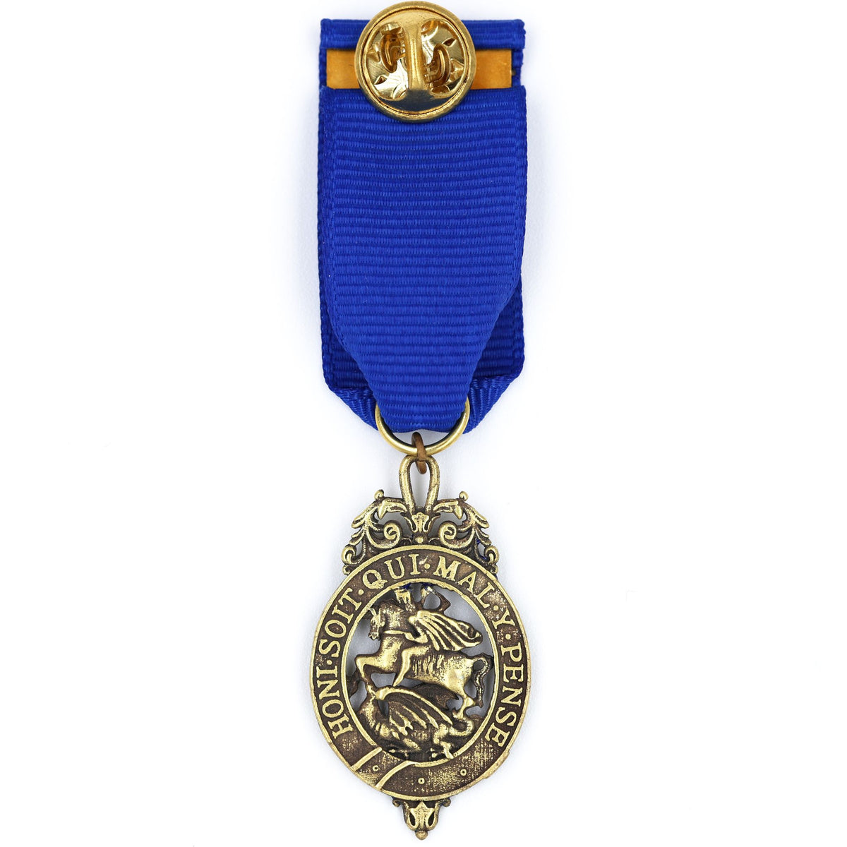 Order of the Garter Lesser George Miniature – Fired Enamel, Aged Finish