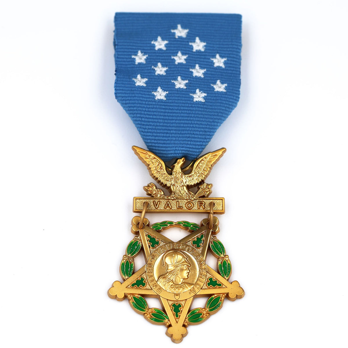 Cased U.S. USA WW12 Order Army Medal of Honor 1904-1944 MOH Replica Medaille Orden