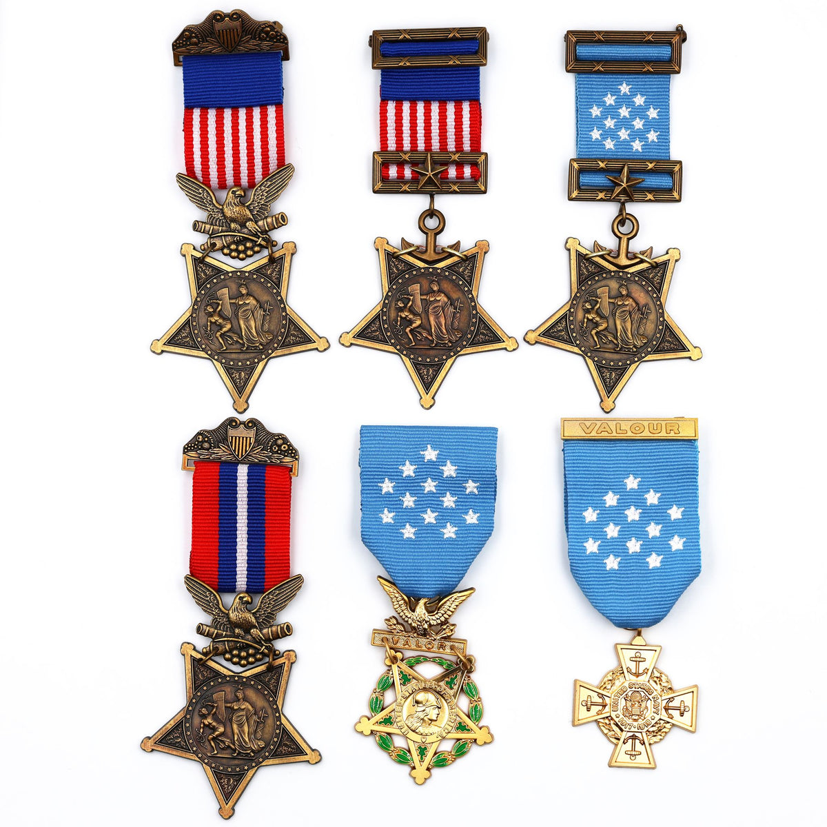 U.S. Medal of Honor – Army & Navy Six-Medal Collector’s Set