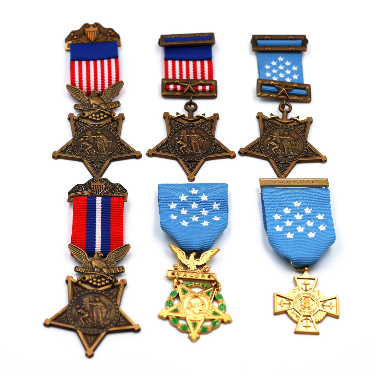 U.S. Medal of Honor – Army & Navy Six-Medal Collector’s Set