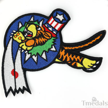 U.S. ARMY 14th AIR FORCE CORPS WWII FLYING TIGERS AVG FORCE PATCH USA WW2 CHINA Replica