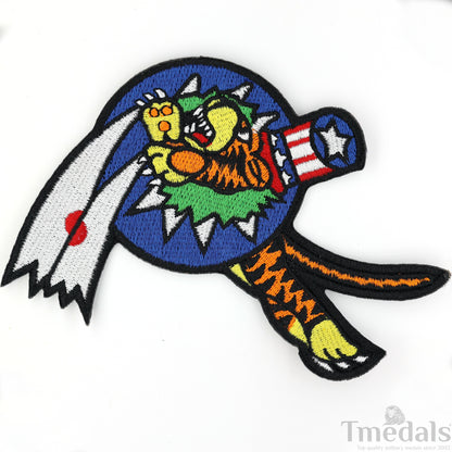 U.S. ARMY 14th AIR FORCE CORPS WWII FLYING TIGERS AVG FORCE PATCH USA WW2 CHINA Replica