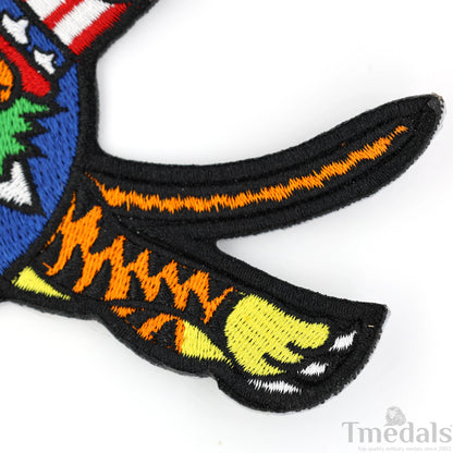 U.S. ARMY 14th AIR FORCE CORPS WWII FLYING TIGERS AVG FORCE PATCH USA WW2 CHINA Replica