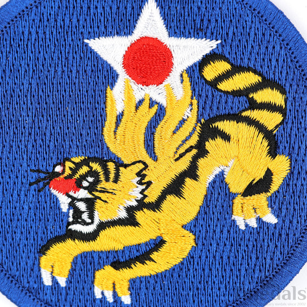 U.S. ARMY 14th AIR FORCE CORPS WWII FLYING TIGERS AVG FORCE PATCH USA WW2 CHINA