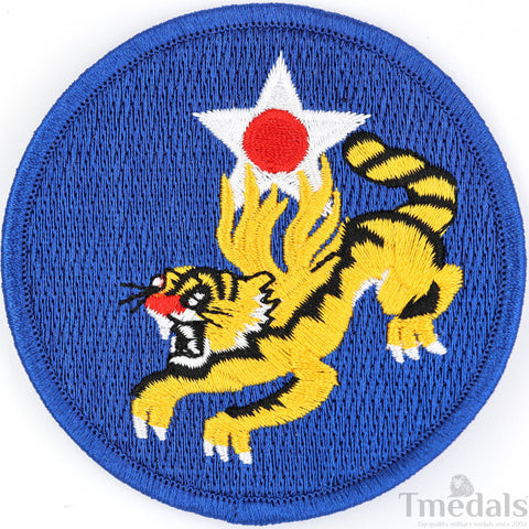 U.S. ARMY 14th AIR FORCE CORPS WWII FLYING TIGERS AVG FORCE PATCH USA WW2 CHINA