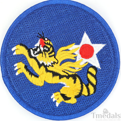 U.S. ARMY 14th AIR FORCE CORPS WWII FLYING TIGERS AVG FORCE PATCH USA WW2  Replica