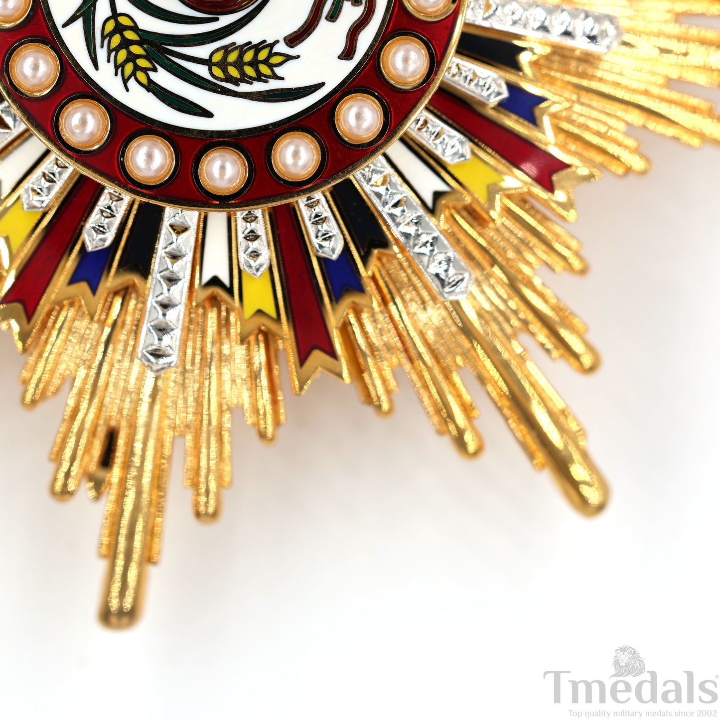 China Medal Order of the Precious Brilliant Golden Grain 2class grade breast star repro replica copy