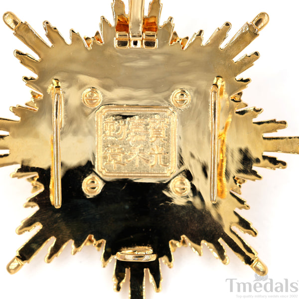 China Medal Order of the Precious Brilliant Golden Grain 2class grade breast star repro replica copy