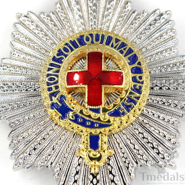 UK Order of the Garter Breast Star – Set of 3 Replica Display Stars