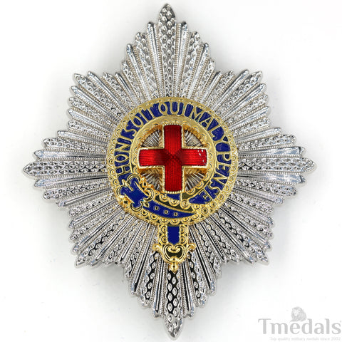 The British Order of the Garter Star Badge top quality UK medal Badge Replica copy reproduction repro