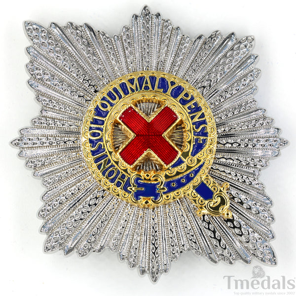 UK Order of the Garter Breast Star – Set of 3 Replica Display Stars