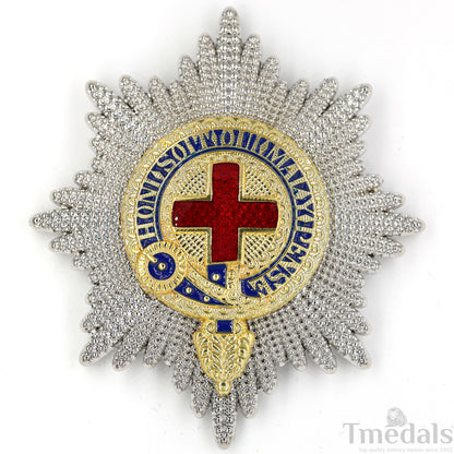 The British Order of the Garter Star Badge UK medal Badge Repro replica
