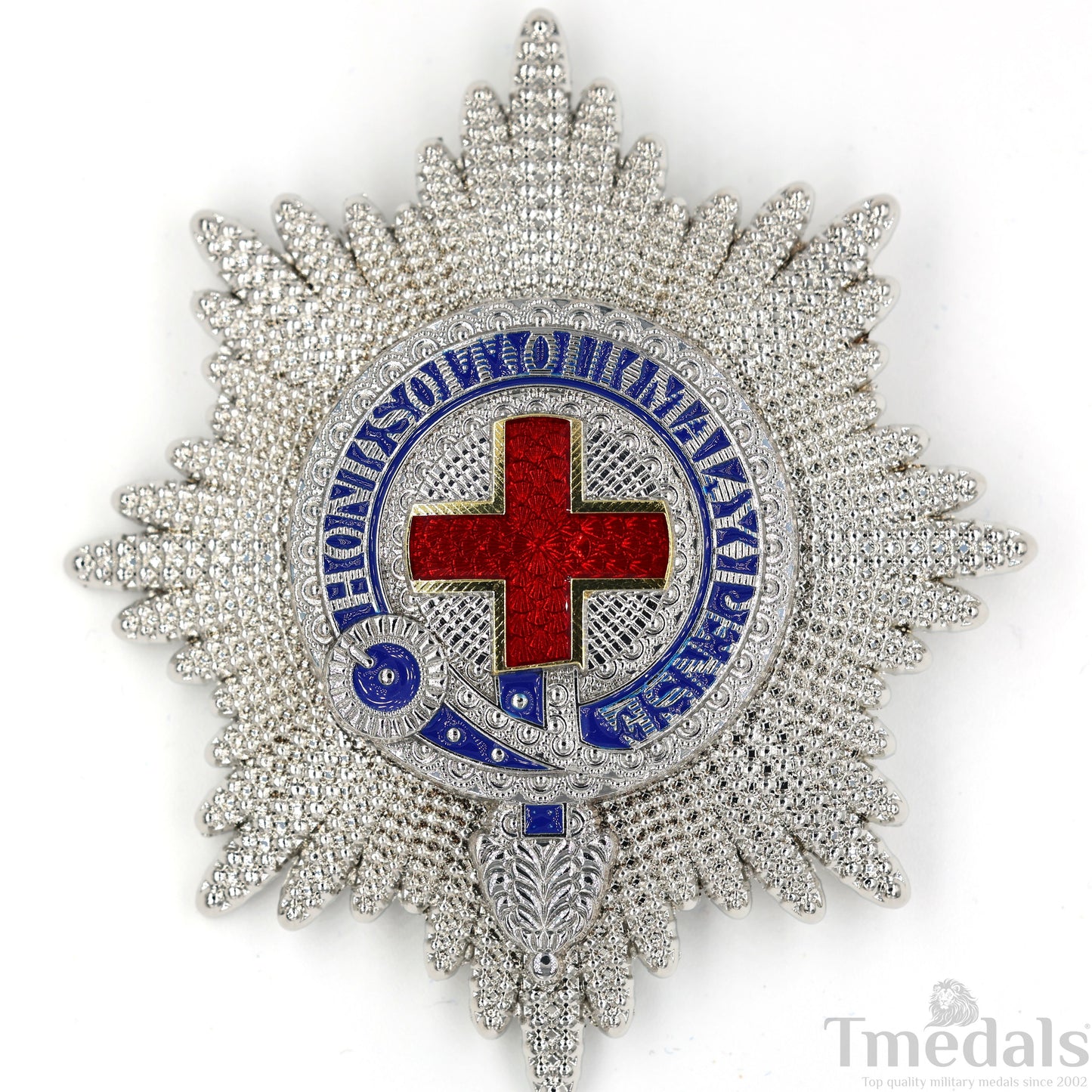 British UK Order of the Garter Star Badge – Museum Replica Collectible with Enamel Detailing (1:1 Reproduction)