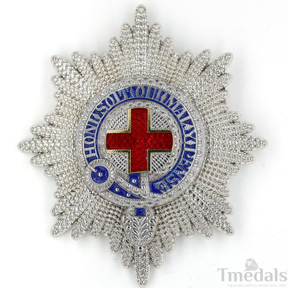 British UK Order of the Garter Star Badge – Museum Replica Collectible with Enamel Detailing (1:1 Reproduction)