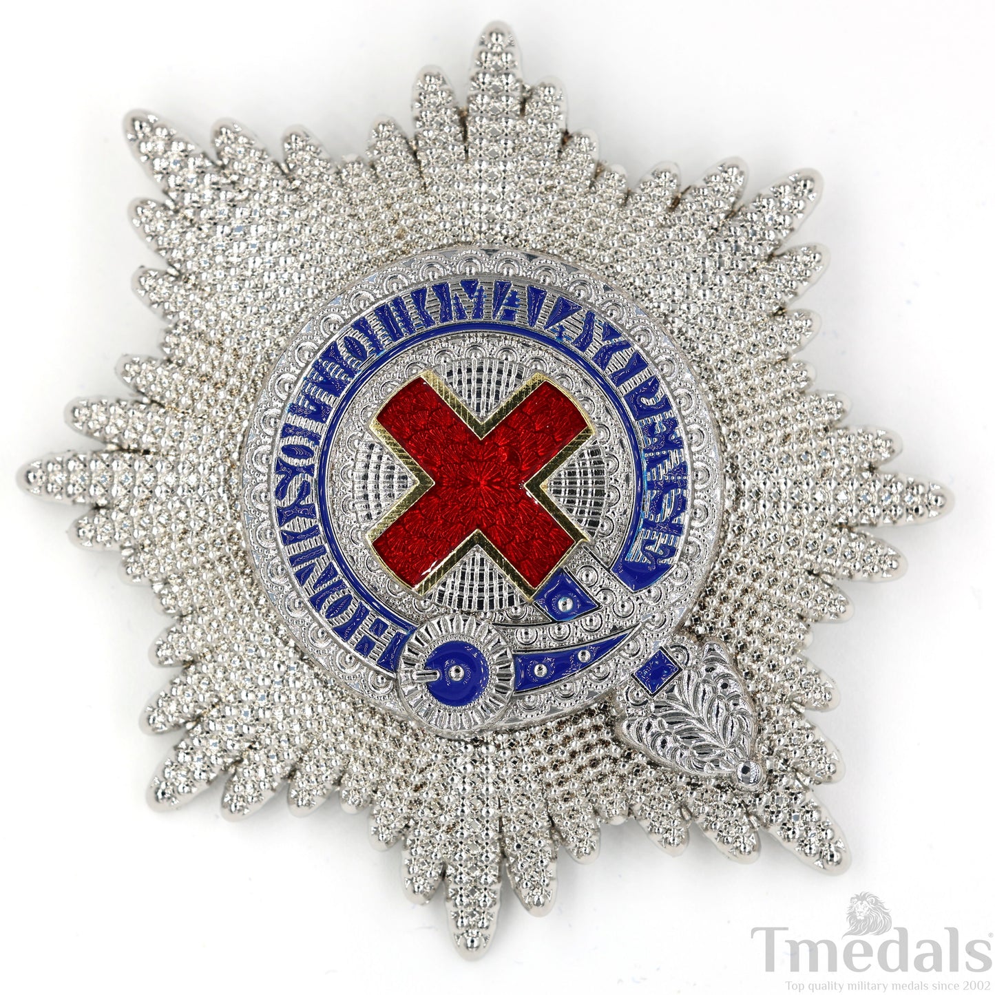 British UK Order of the Garter Star Badge – Museum Replica Collectible with Enamel Detailing (1:1 Reproduction)
