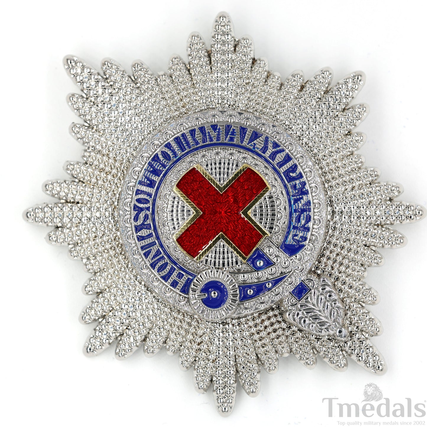 British UK Order of the Garter Star Badge – Museum Replica Collectible with Enamel Detailing (1:1 Reproduction)