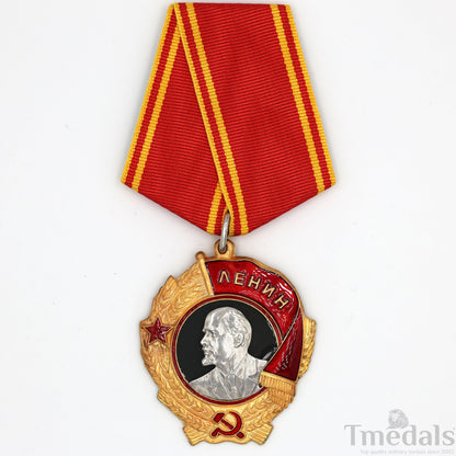 Russia Soviet Union Order of Lenin Medal USSR CCCP Pure Silver Portrait Replica