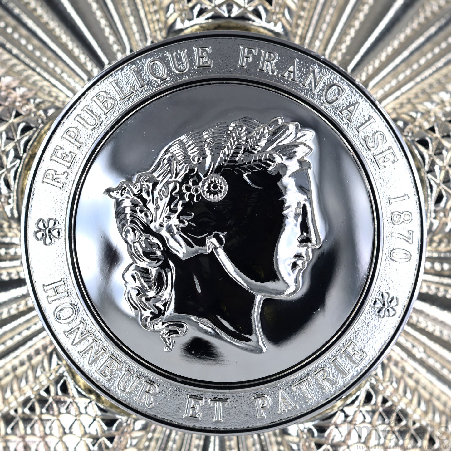 France French Legion of Honor Grand Cross Breast Star in Silver Medal Order Replica