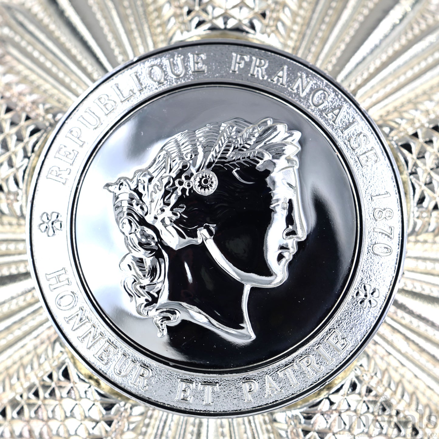 France French Legion of Honor Grand Cross Breast Star in Silver Medal Order Replica
