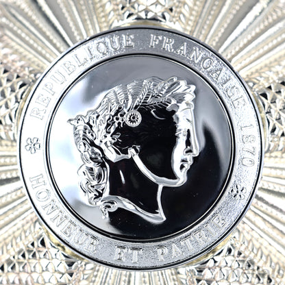 France French Legion of Honor Grand Cross Breast Star in Silver Medal Order Replica