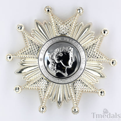 France French Legion of Honor Grand Cross Breast Star in Silver Medal Order Replica