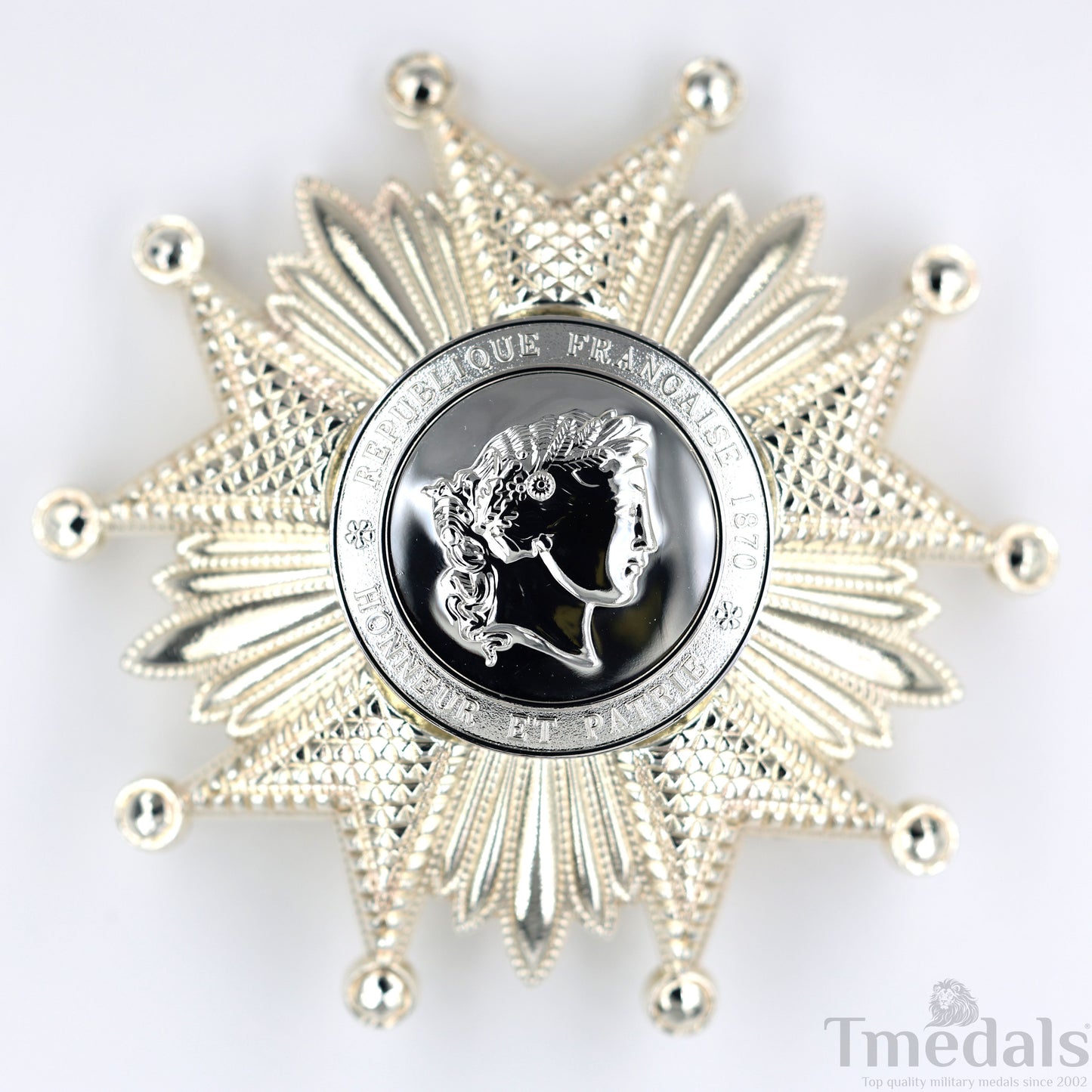 France French Legion of Honor Grand Cross Breast Star in Silver Medal Order Replica