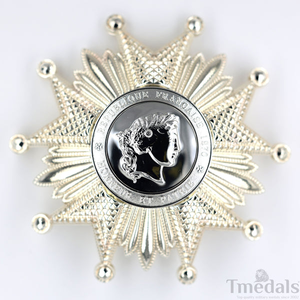 France French Legion of Honor Grand Cross Breast Star in Silver Medal Order Rare