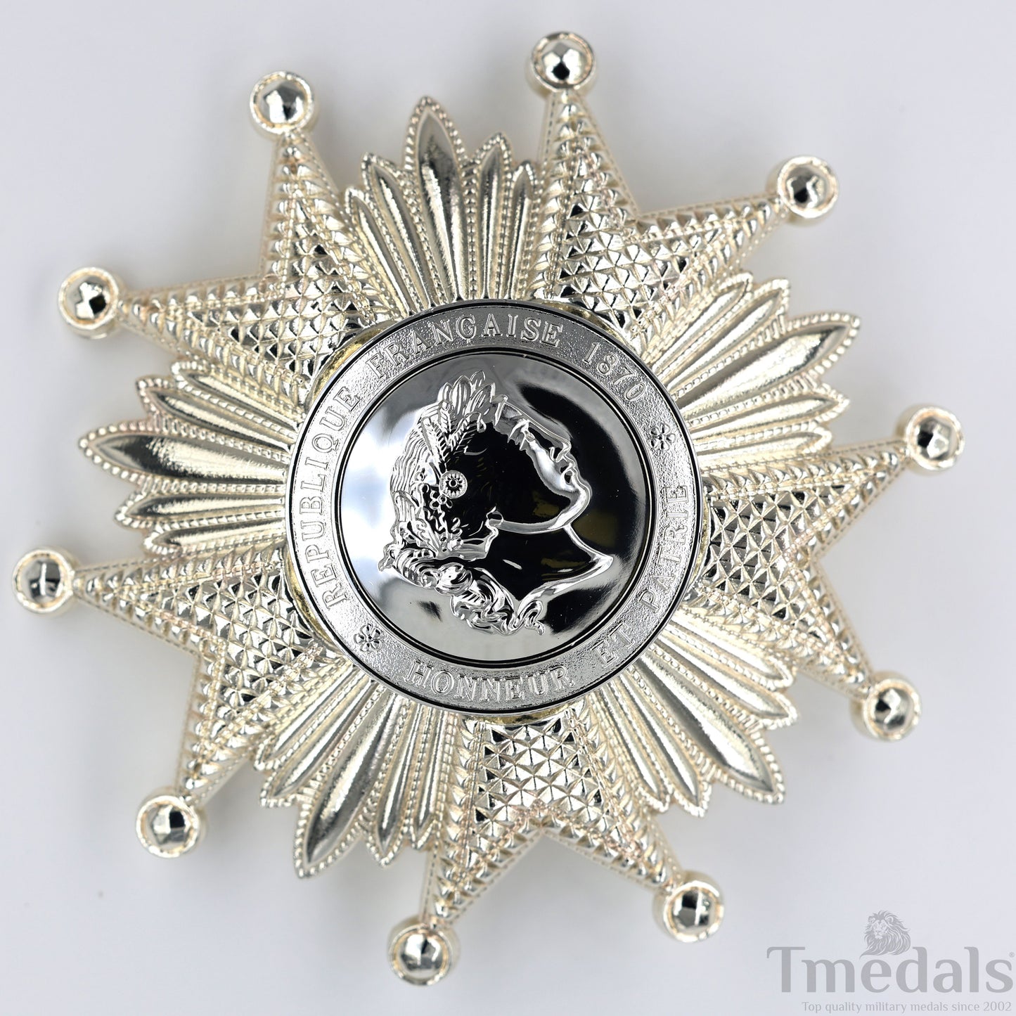 France French Legion of Honor Grand Cross Breast Star in Silver Medal Order Replica