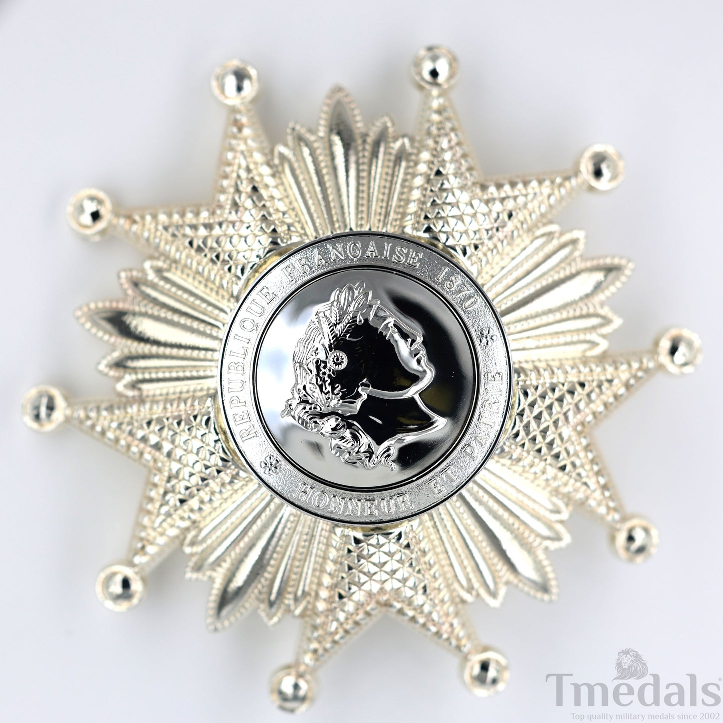 France French Legion of Honor Grand Cross Breast Star in Silver Medal Order Replica