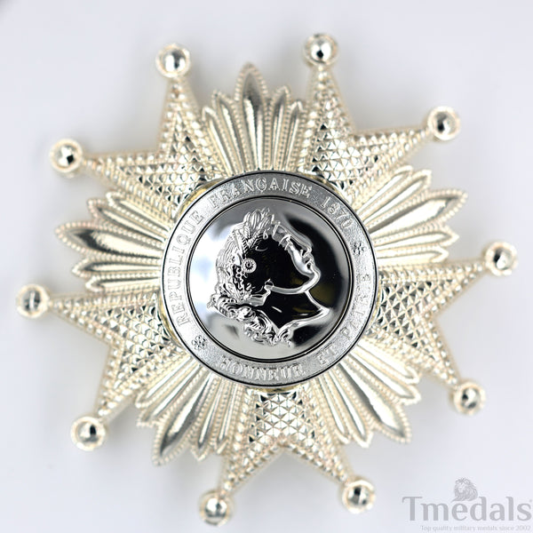 France French Legion of Honor Grand Cross Breast Star in Silver Medal Order Rare