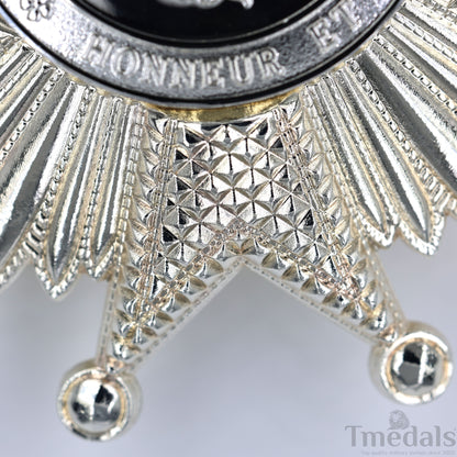 France French Legion of Honor Grand Cross Breast Star in Silver Medal Order Replica