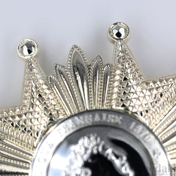 France French Legion of Honor Grand Cross Breast Star in Silver Medal Order Rare