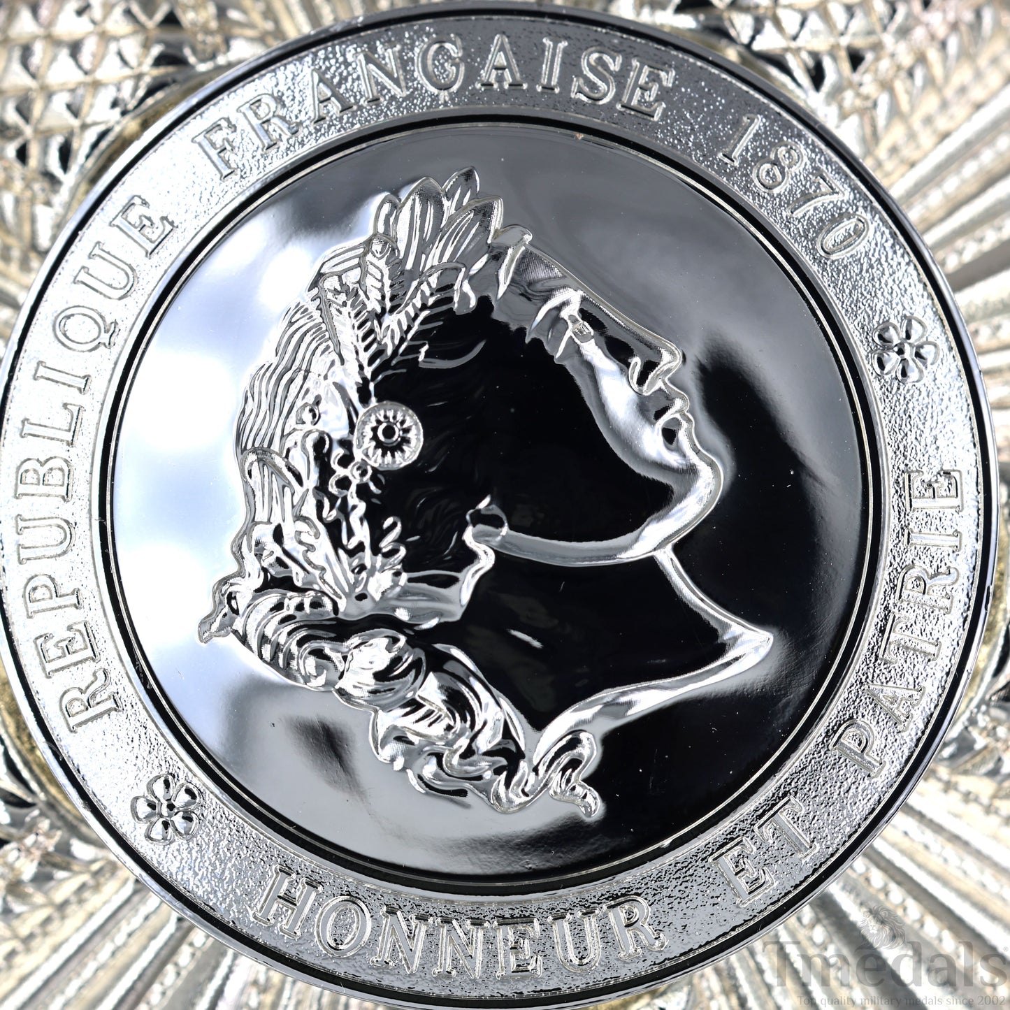 France French Legion of Honor Grand Cross Breast Star in Silver Medal Order Replica