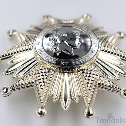 France French Legion of Honor Grand Cross Breast Star in Silver Medal Order Replica