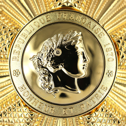 France French Legion of Honor Grand Cross Breast Star in Gold Medal Order Replica