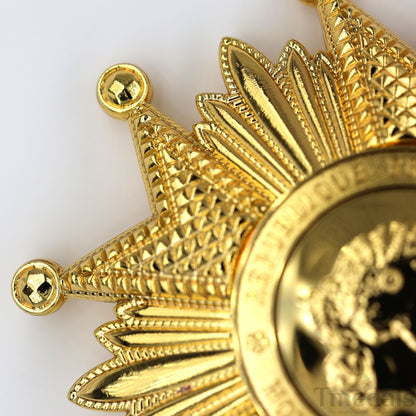 France French Legion of Honor Grand Cross Breast Star in Gold Medal Order Replica