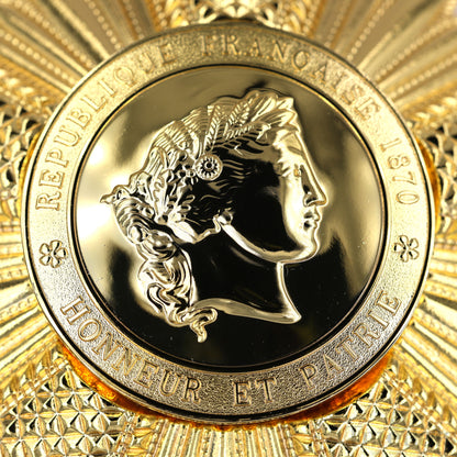 France French Legion of Honor Grand Cross Breast Star in Gold Medal Order Replica