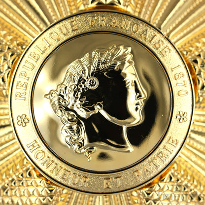 France French Legion of Honor Grand Cross Breast Star in Gold Medal Order Replica