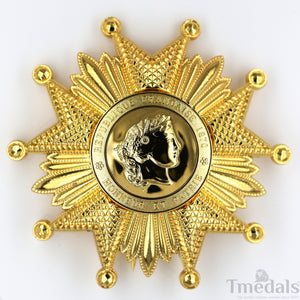France French Legion of Honor Grand Cross Breast Star in Gold Medal Order Rare