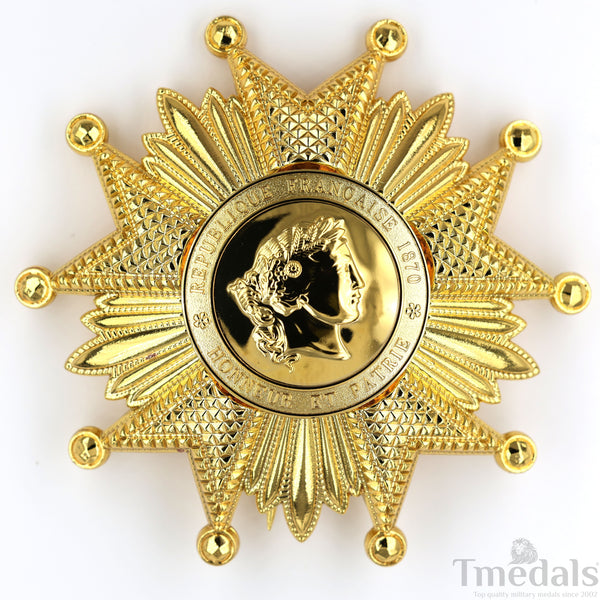 France French Legion of Honor Grand Cross Breast Star in Gold Medal Order Rare
