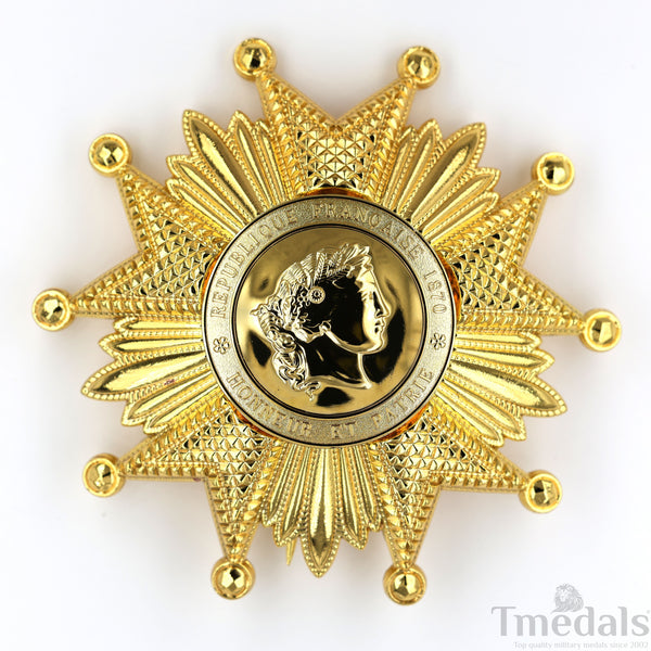 France French Legion of Honor Grand Cross Breast Star in Gold Medal Order Rare