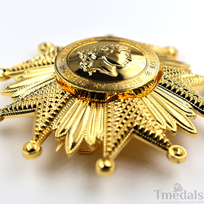 France French Legion of Honor Grand Cross Breast Star in Gold Medal Order Replica