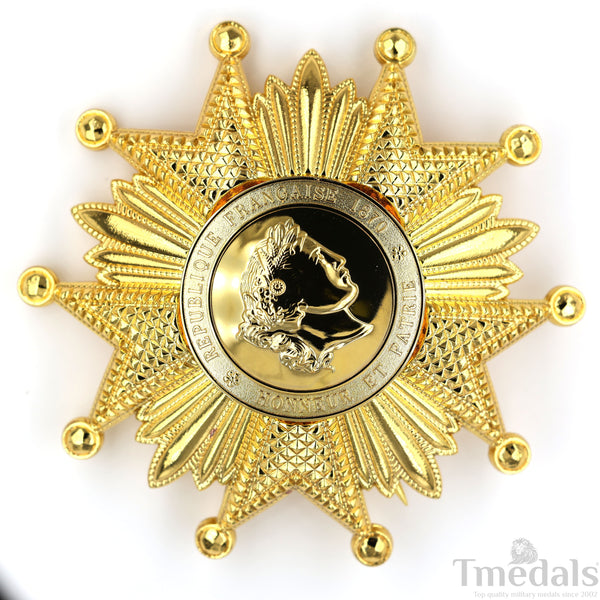 France French Legion of Honor Grand Cross Breast Star in Gold Medal Order Rare