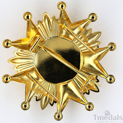 France French Legion of Honor Grand Cross Breast Star in Gold Medal Order Replica
