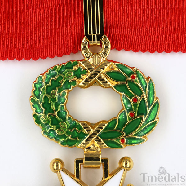 French Legion of Honour Commandeur Medal Replica 3rd Class with Red Ribbon Rare
