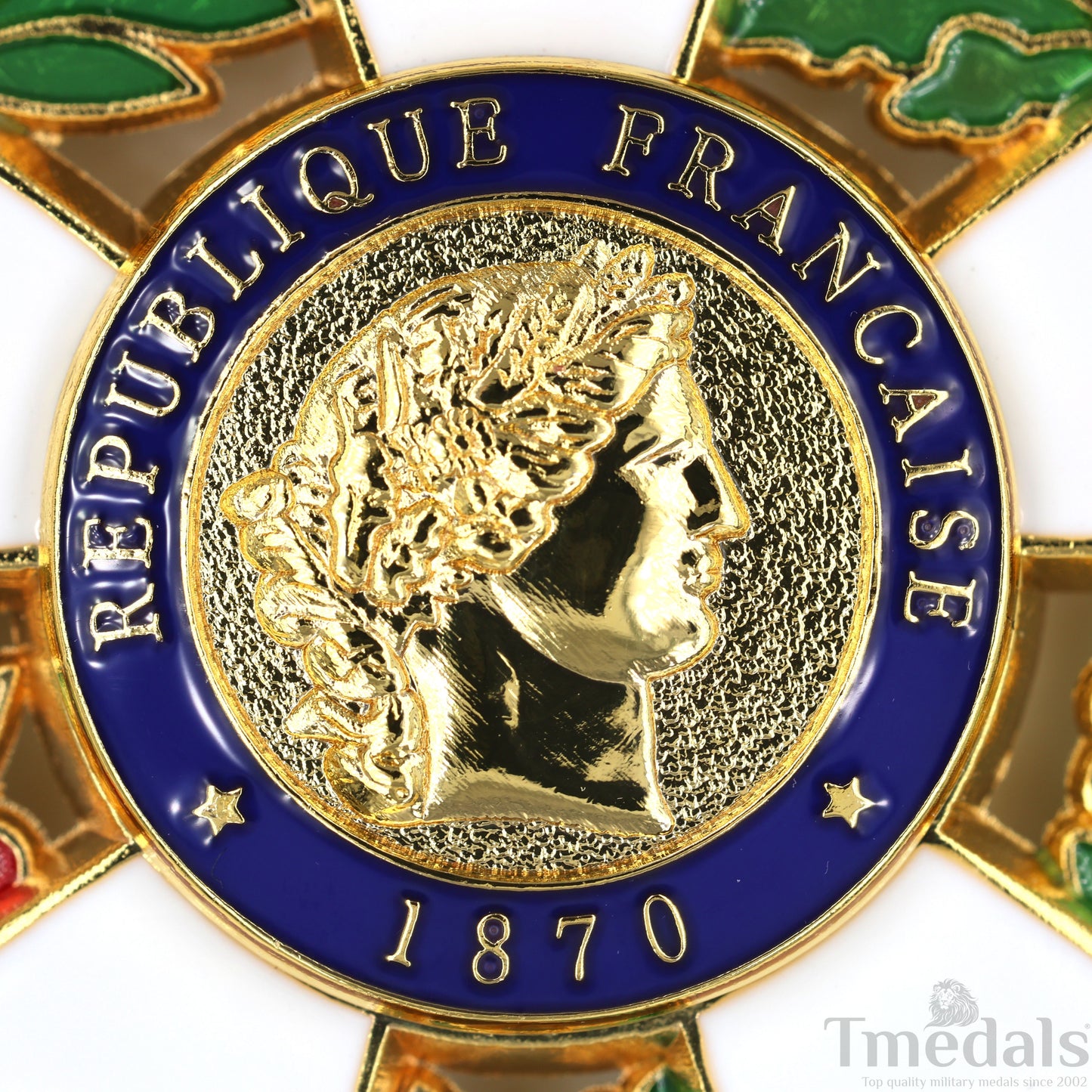 French Legion of Honour Commandeur Medal Replica 3rd Class with Red Ribbon Replica